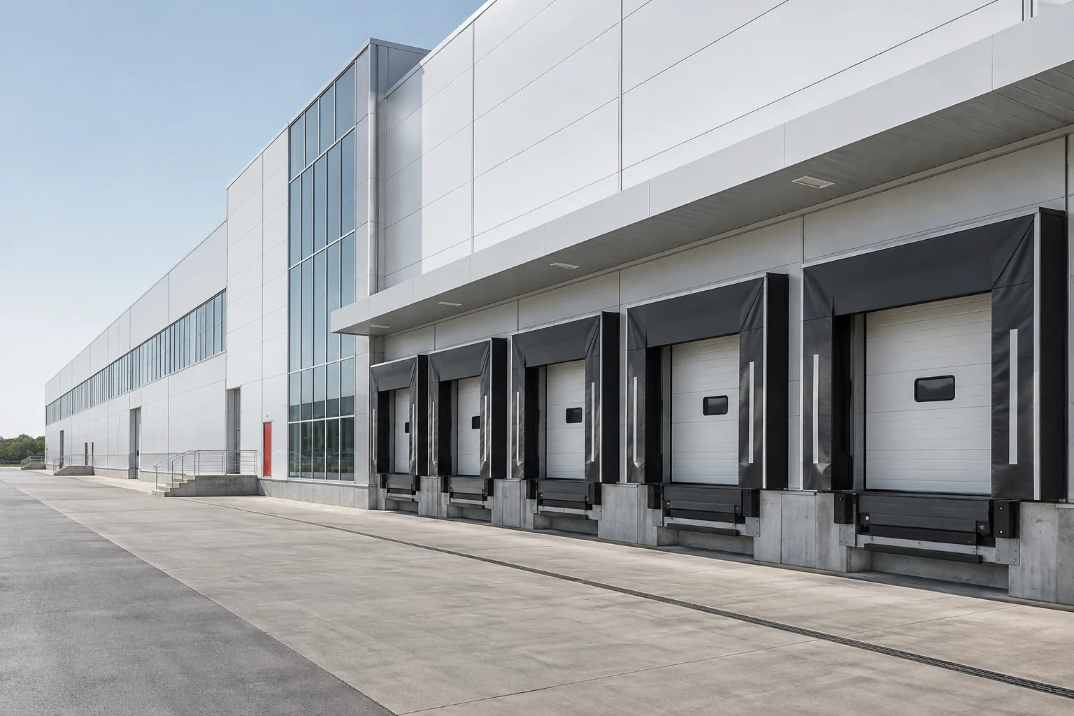 Modern food facility and refrigerated loading docks