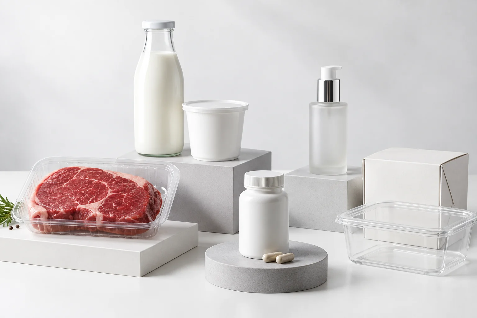 Meat, dairy, supplements, personal-care products and food packaging